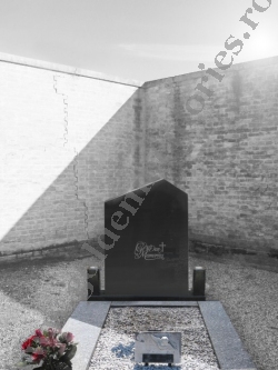 Monument funerar poligonal II negru abanos