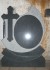 Monument funerar OGLINDA din granit gri inchis